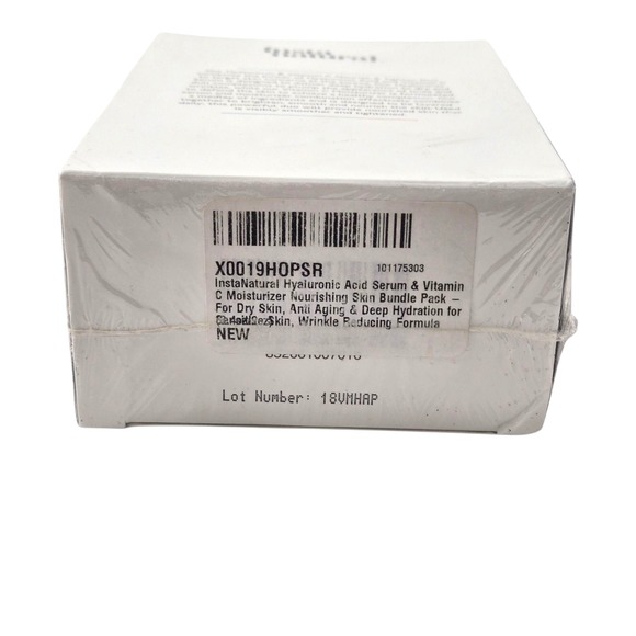 InstaNatural Vitamin C‎ Face Moisturizer Hyaluronic Acid Serum  Duo New Sealed - Picture 6 of 8